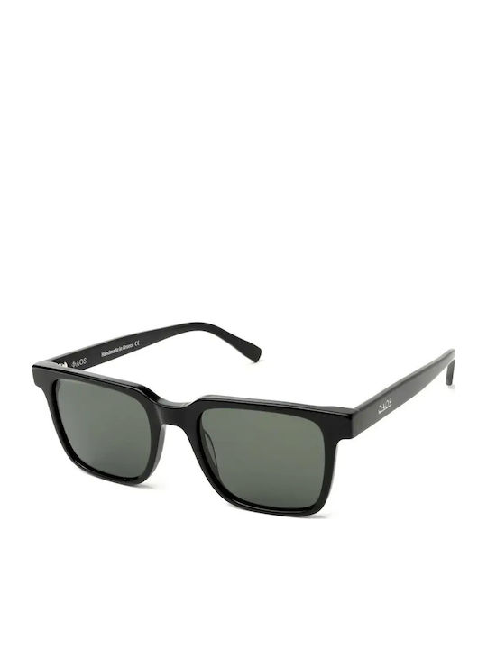 Faos Unisex Sunglasses with Black Horn-Rimmed Frame 501882