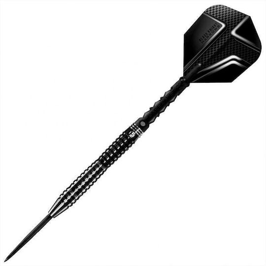 Harrows Schwarzer Ritter 90% Steeltip Darts Schwarz