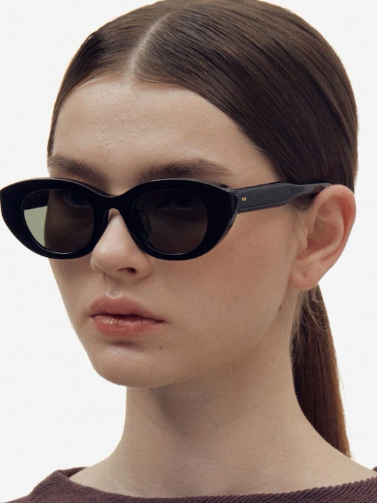 Projekt Produkt Women's Sunglasses with Black Horn-Rimmed Frame 476355