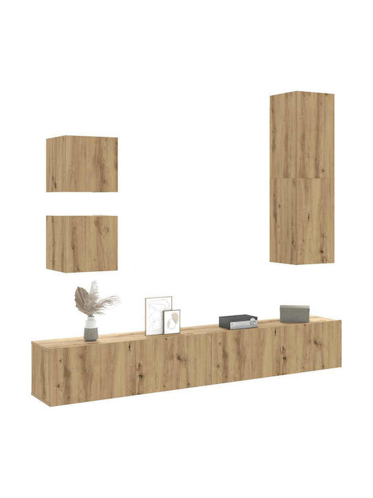 Wohnzimmer TV-Einheit Technical Oak