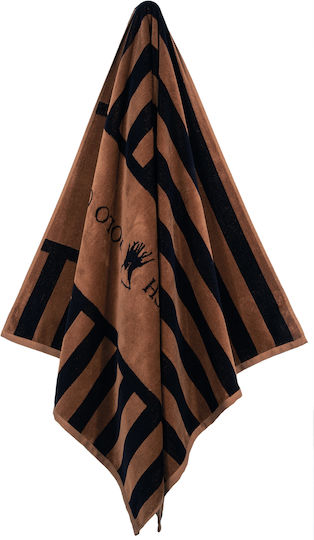 Das Home Cotton Beach Towel Brown 90x180cm