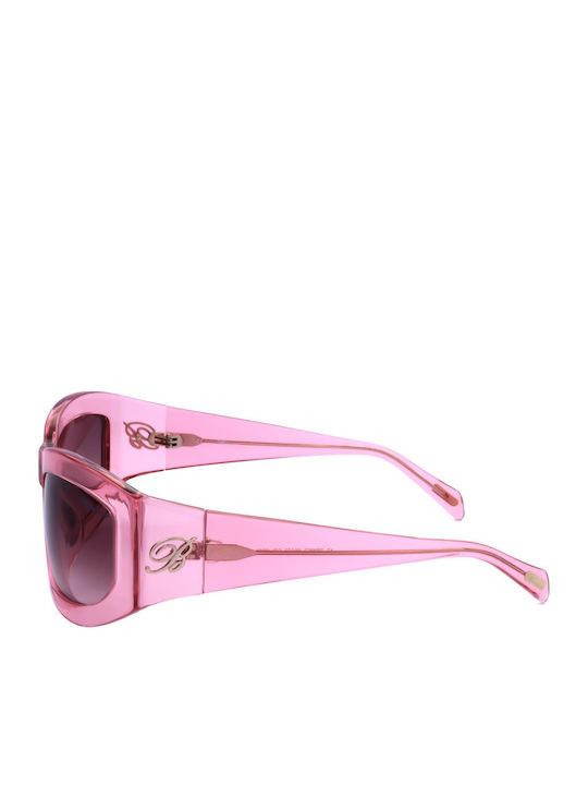 Blumarine Women's Sunglasses with Pink Frame SBM802 06MH