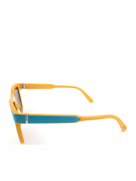 Loewe Unisex Sunglasses with Yellow Frame and Yellow Lens