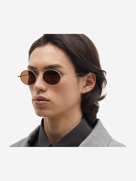 Projekt Produkt Unisex Sunglasses with Gold Metallic Frame 476439
