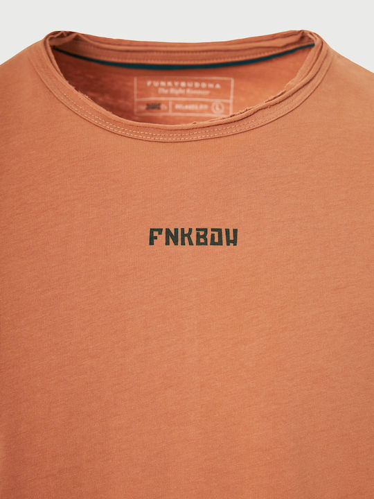 T-shirt Brown FBM013-096-04-Mocha-Mousse