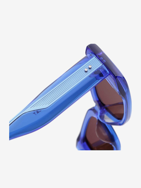 Projekt Produkt Men's Sunglasses with Blue Horn-Rimmed Frame 476399