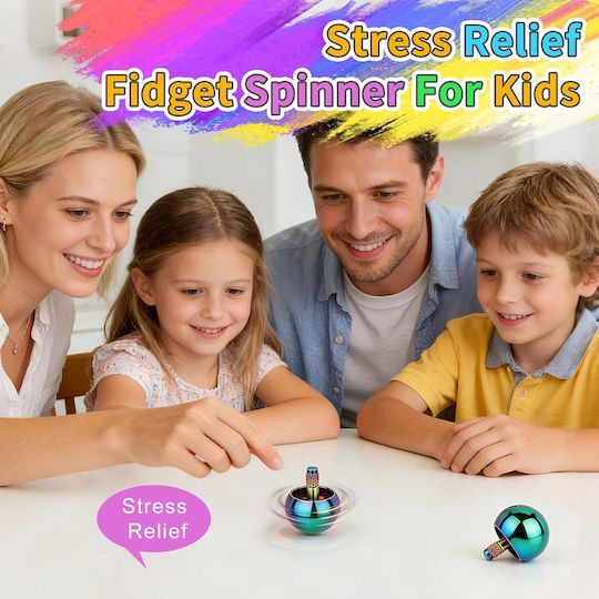Fidget Spinner Μεταλλικό Γκρι