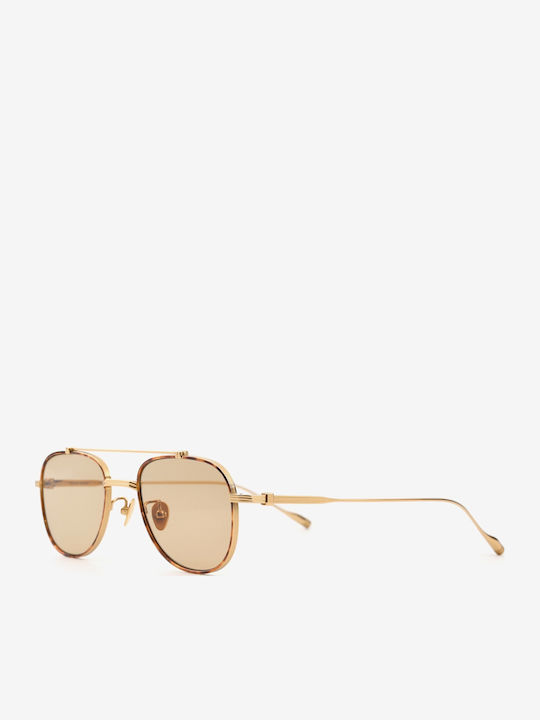 Projekt Produkt Sunglasses Brown with Metallic Frame