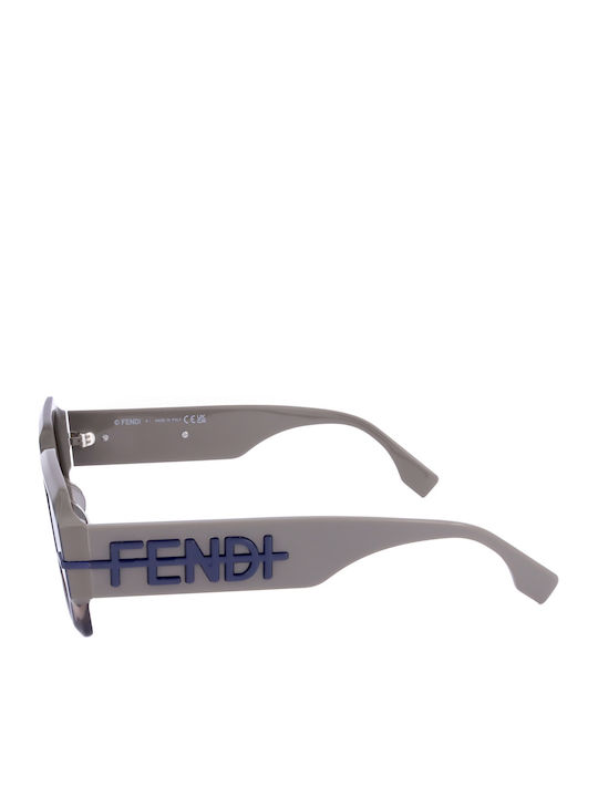 Fendi Unisex Γυαλιά Ηλίου με Μπλε Σκελετό FE40073U 50E