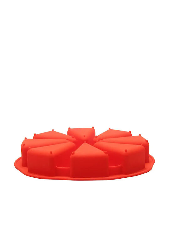 Pandaboo Formă Pentru Tort Rotundă Din Silicon Capacitate 8 Locuri 6x9.8x4cm