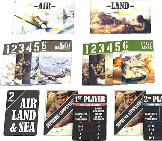Brettspiel Air Land & Sea Revised Edition für 2 Spieler 14+ Jahre AW03AS2AWG (EN) Arcane Wonders