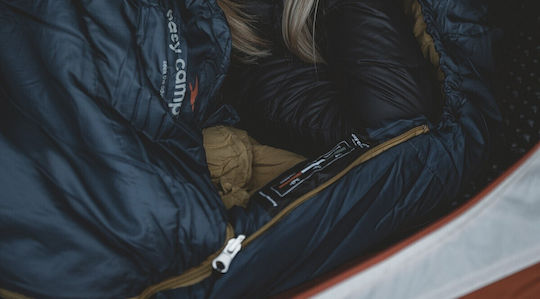 Easy Camp Sleeping Bag Μονό 3 Εποχών Blue