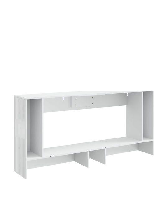 vidaXL Konsolentisch Aus Holz Weiß M155xB29xH74cm