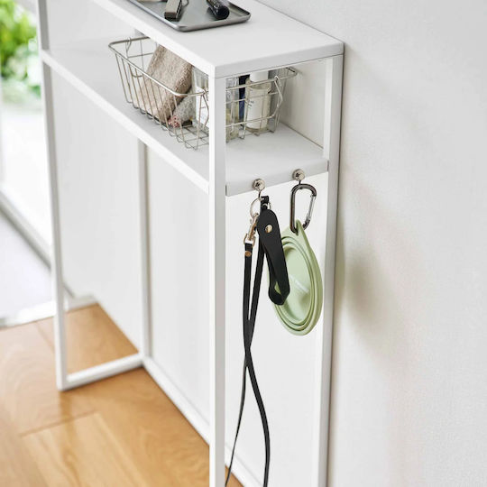 Tower Конзола Метална Бяла Д60xШ18.2xВ80.2см