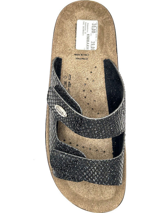 Leather Women's Anatomic Sandals Black
