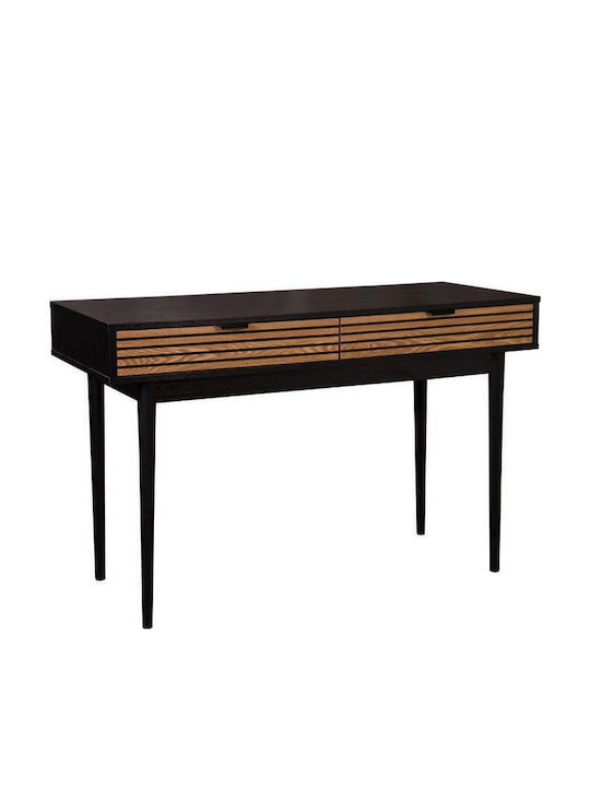 Brooklyn Wooden Console Table Black-natural L100xW35xH80cm