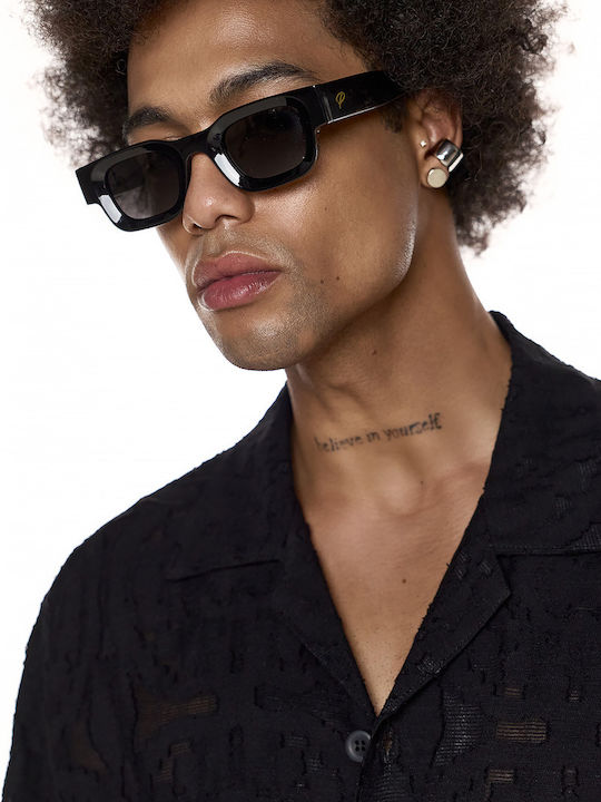 Short Sleeve Shirt In Regular Fit Black
