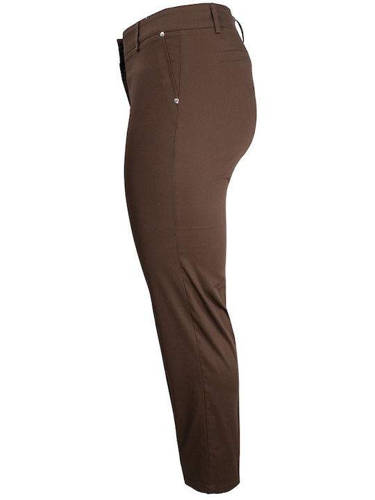 Damenhose in Schlanke Passform Braun