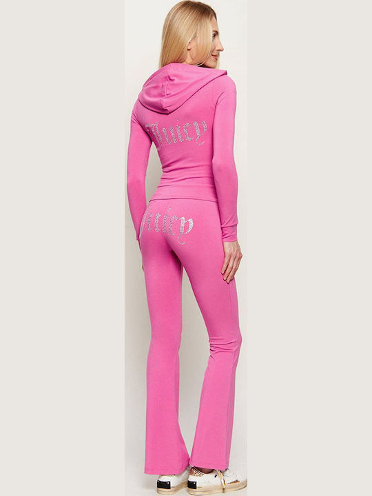 Дамски Текстилен Панталон Super Pink