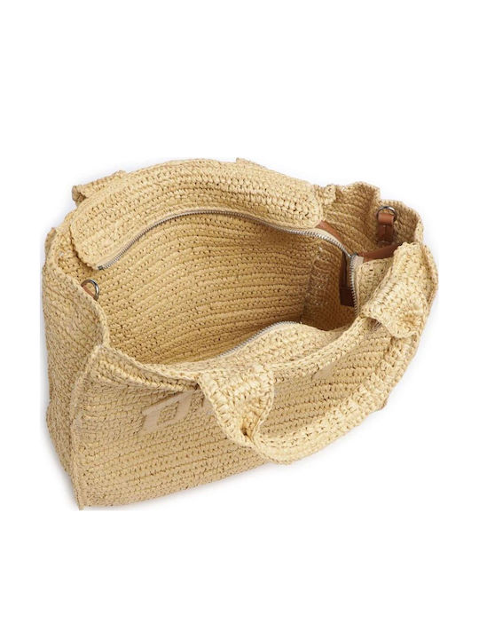 Hadlee Straw Women's Tote Handbag Tabac Brown