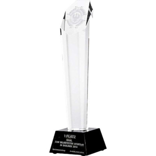 Engraved Glass Trophy Case