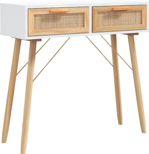 Solid Wood Console Table L80xW30xH75cm Solid Wood Console Table L80xW30xH75cm