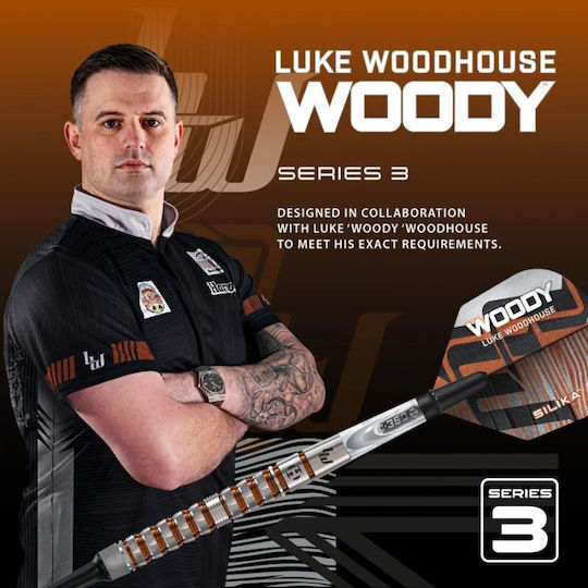 Harrows Luke Woodhouse Series 3 Дартс 90% Softip