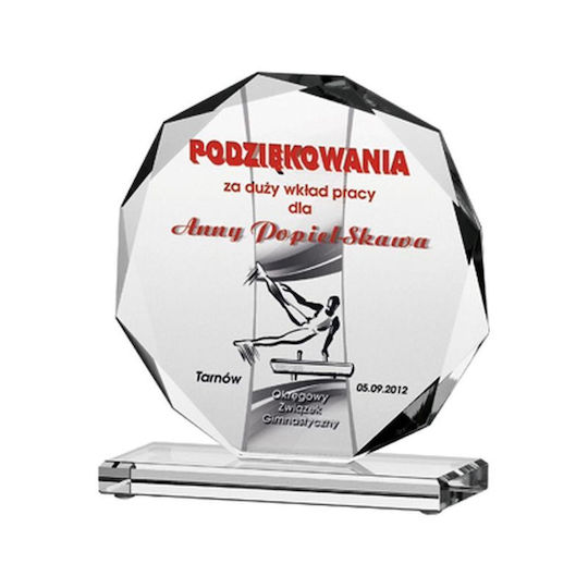 Tryumf Plachetă Transparentă Premii Sportive