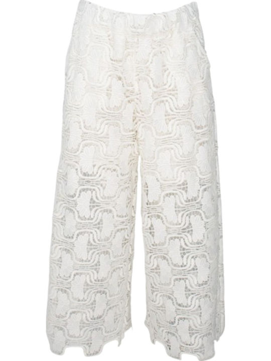 Damen Stoffhose Off White M6PCC2 791