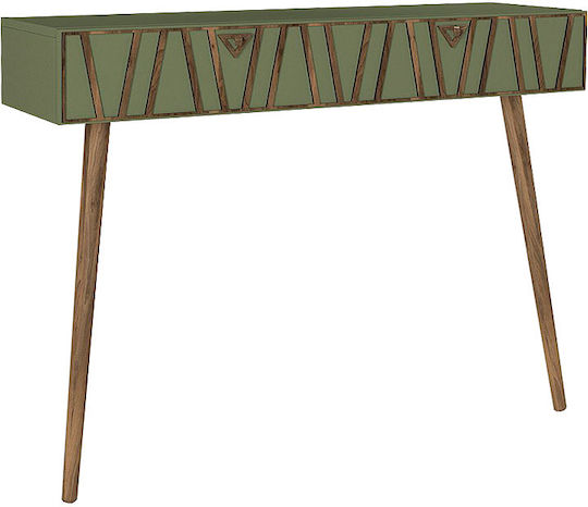 Forest Wooden Console Table Λαδί L120xW35xH89.3cm