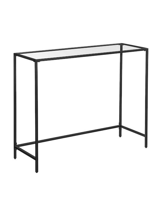 Metal Console Table Black L100.5xW35.6xH80cm