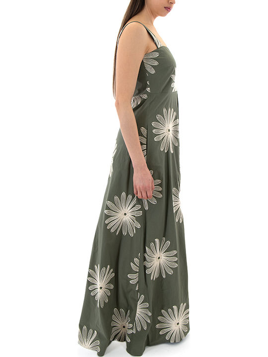 Summer Maxi Dress Ecru-Khaki
