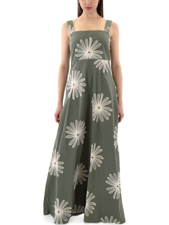 Summer Maxi Dress Ecru-Khaki