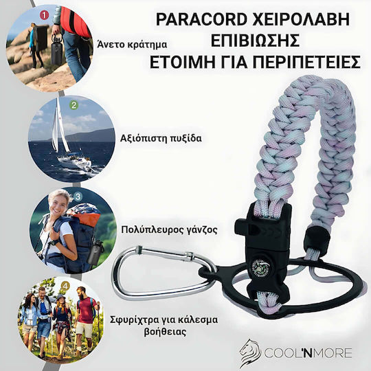 Cool'NMore Μπουκάλι Θερμός Ανοξείδωτο BPA Free 500ml Ανοξείδωτο με Καλαμάκι και Λαβή