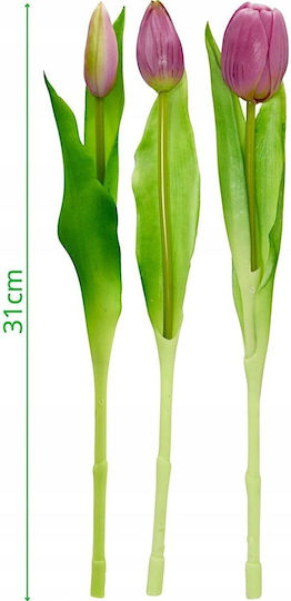 Blumenstrauß aus lila Tulpen 31cm Saska Garden
