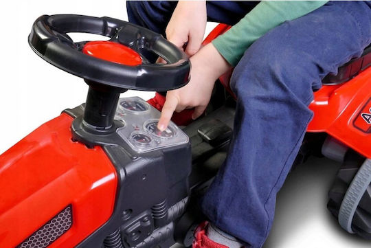 Tractor pentru Copii cu Pedale Roșu pentru 3+ Ani