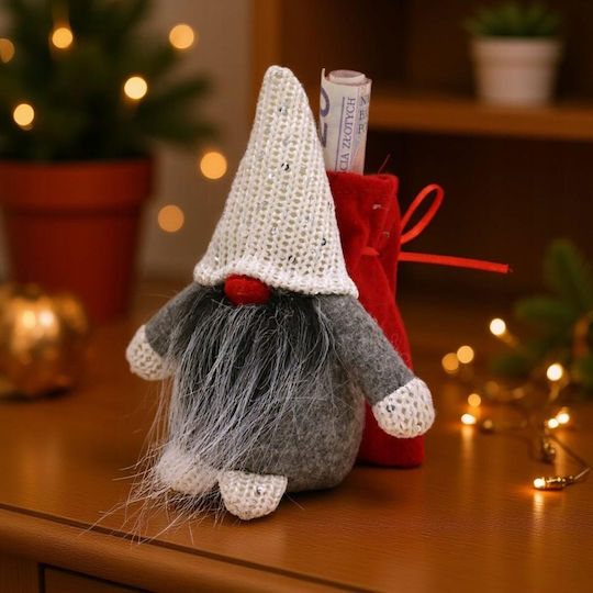 Dekorative Weihnachtsmann Roter Kunststoff 15x12x9cm
