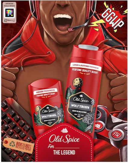 Old Spice Wolfthorn Σετ Περιποίησης για Καθαρισμό Σώματος 2τμχ