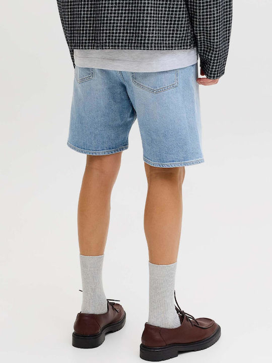 Jack & Jones Bermude bărbătești din denim Albastru deschis
