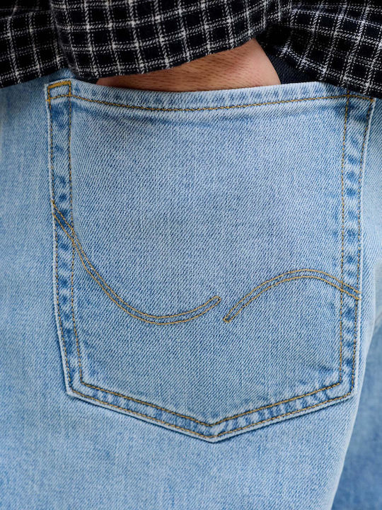 Men's Denim Light Blue Bermuda Shorts