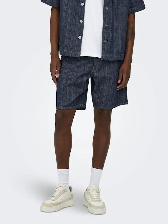 Men's Denim Shorts Navy