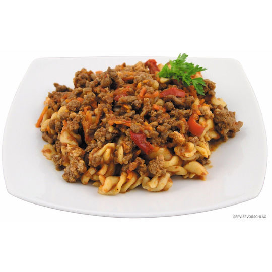 MFH Canned Pasta Bolognese Ready Meal With Pasta Meat 320kcal 400gr 5 Years