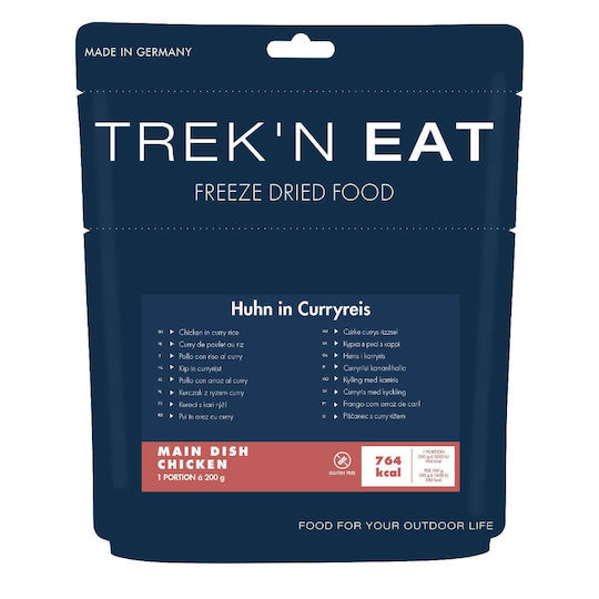 Katadyn Trek'n Eat Hähnchen In Curry-Reis Fertiggericht mit Fleisch / Reis 764kcal 200g - 5 Jahre