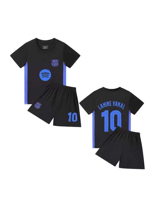 King Παιδικό Σετ Εμφάνισης Ποδοσφαίρου Yamal Black 2026 Away