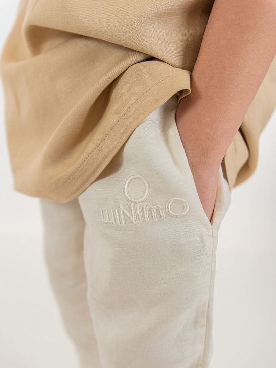Sommer Kinderbekleidungsset 2 Stück Beige