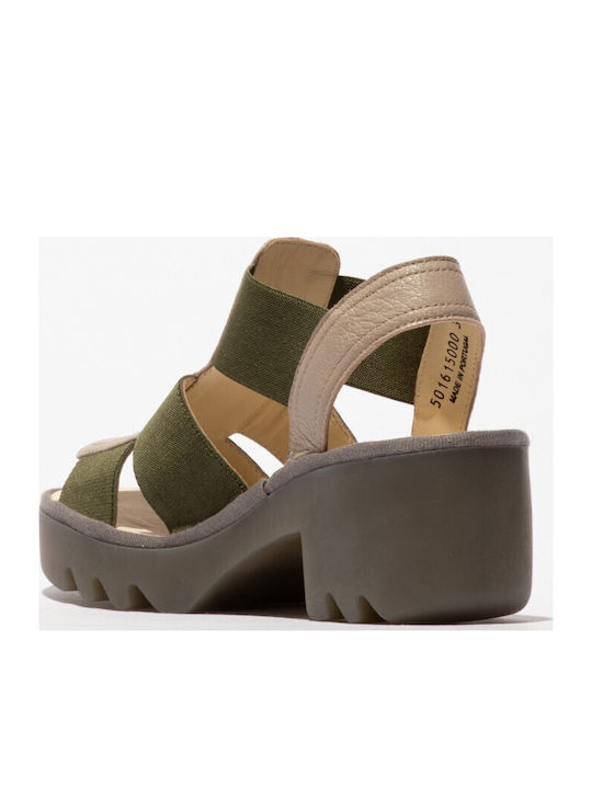 Leather Anatomic Khaki Sandals