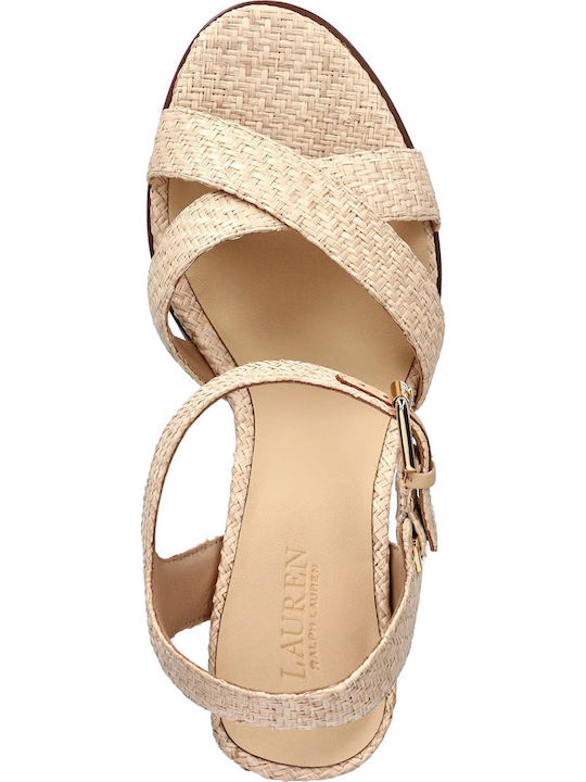 Damen Sandalen Beige