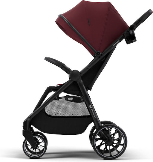 Kinderkraft Grande 2 Регулируема Бебешка Количка Подходяща за Новородено Dark Ruby