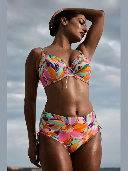 Bikini Slip με Κορδονάκια Πολύχρωμο