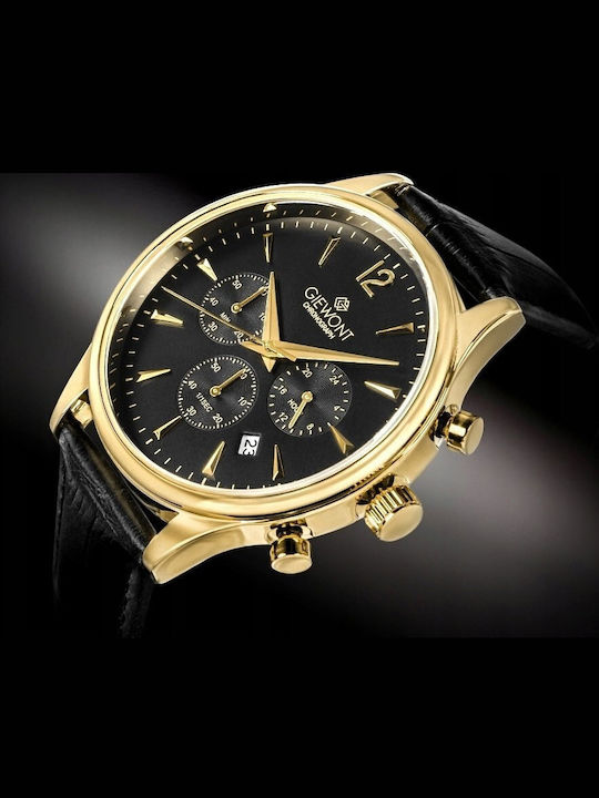 Giewont Battery Watch with Leather Strap